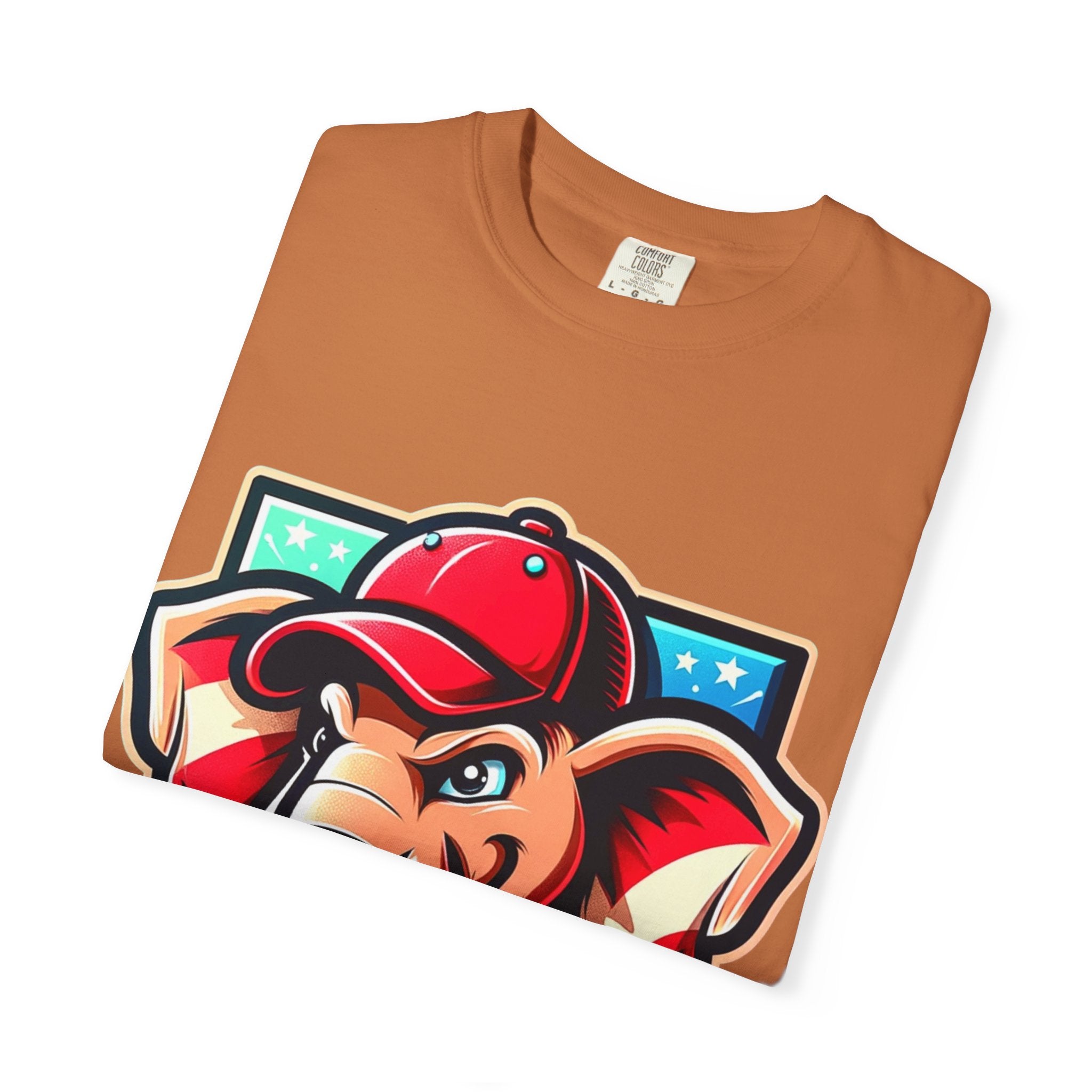 "The Patriot Elephant" Unisex Garment-Dyed T-shirt