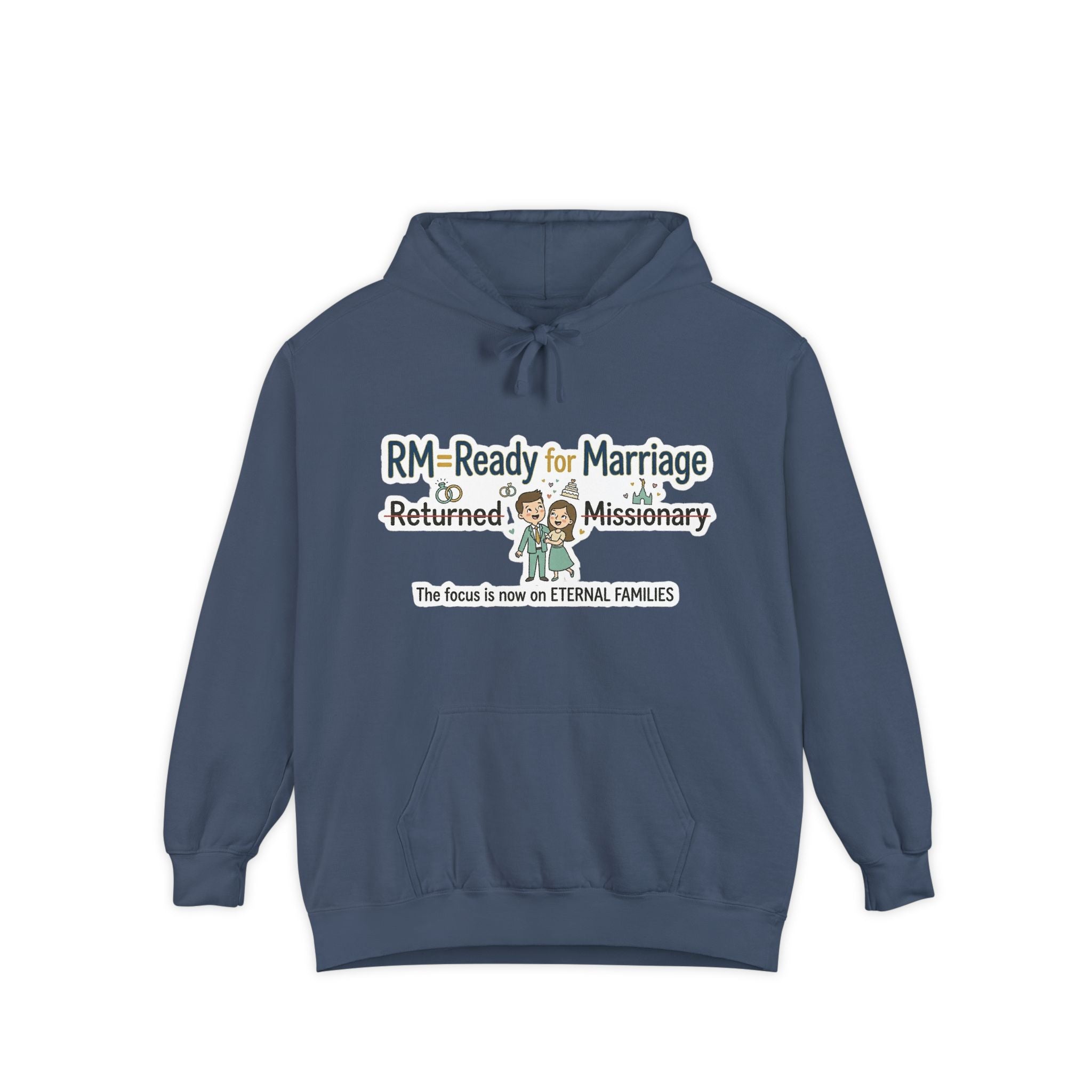 RM: Ready for Marriage (Probably Not) | Garment-Dyed Hoodie — AttitudeShirts