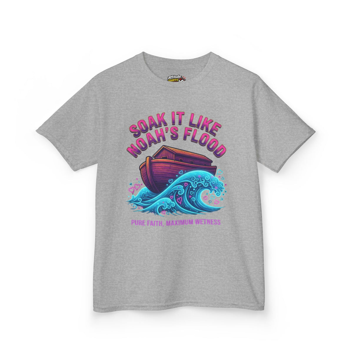 "Good Book Series Soak it Like Noah's Flood" Kids Tee
