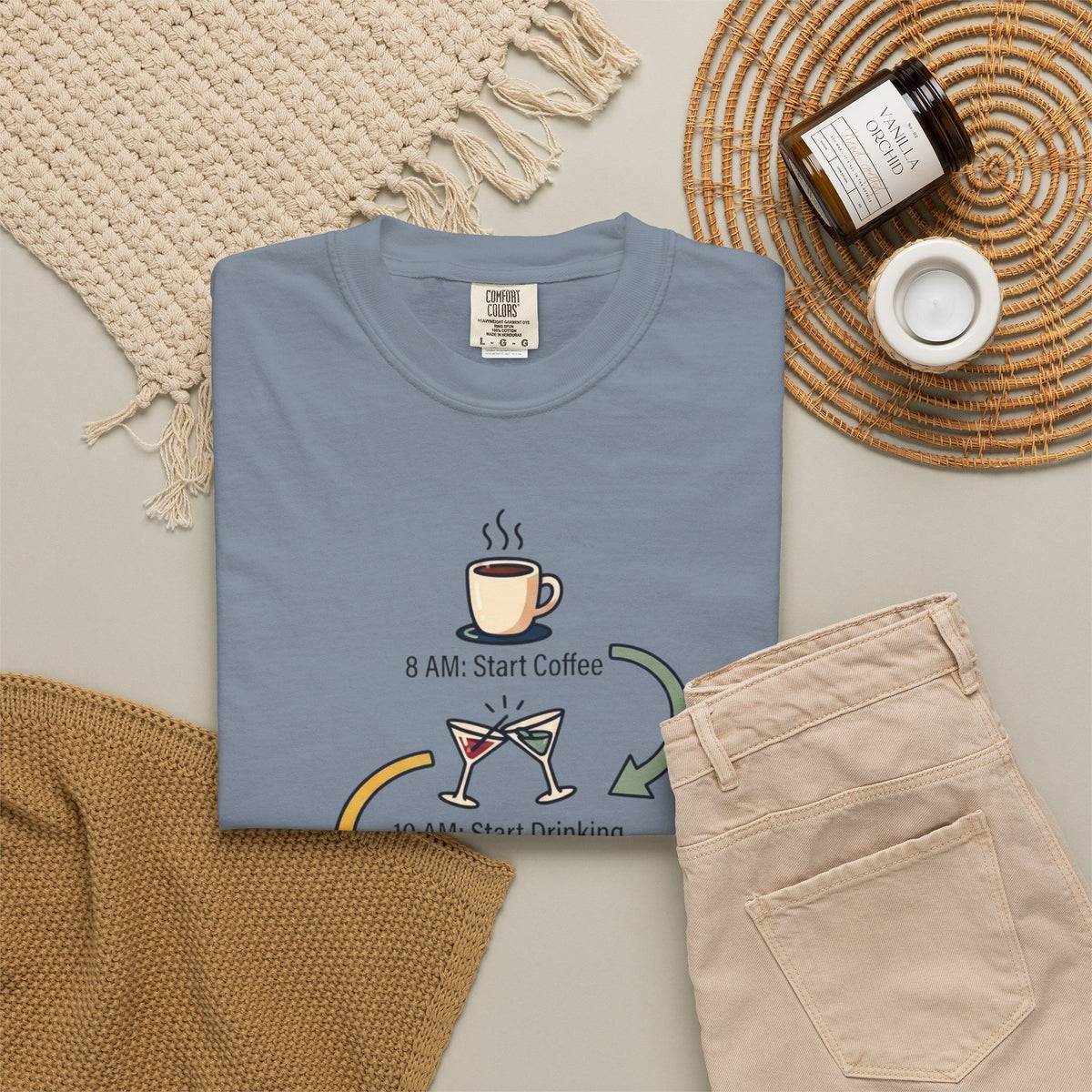 Thanksgiving Regrets Unisex Garment-Dyed Tee