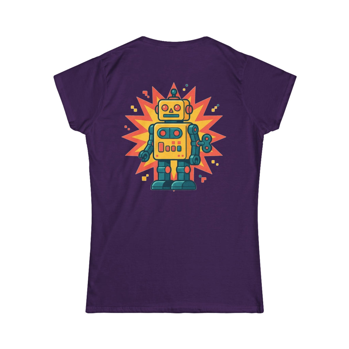 Color: Purple | Toy Robot Women's Tee
