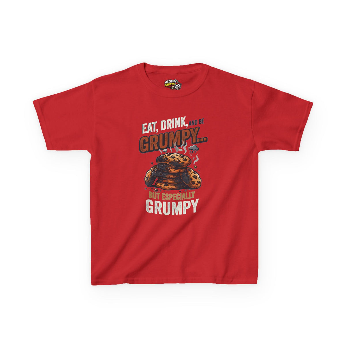 Eat Drink And Be Grumpy Kids Tee