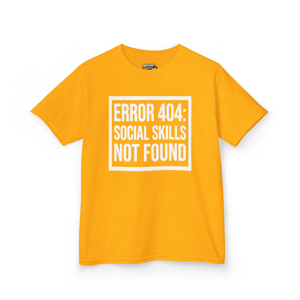 "Social Skills Not Found" Kids Tee