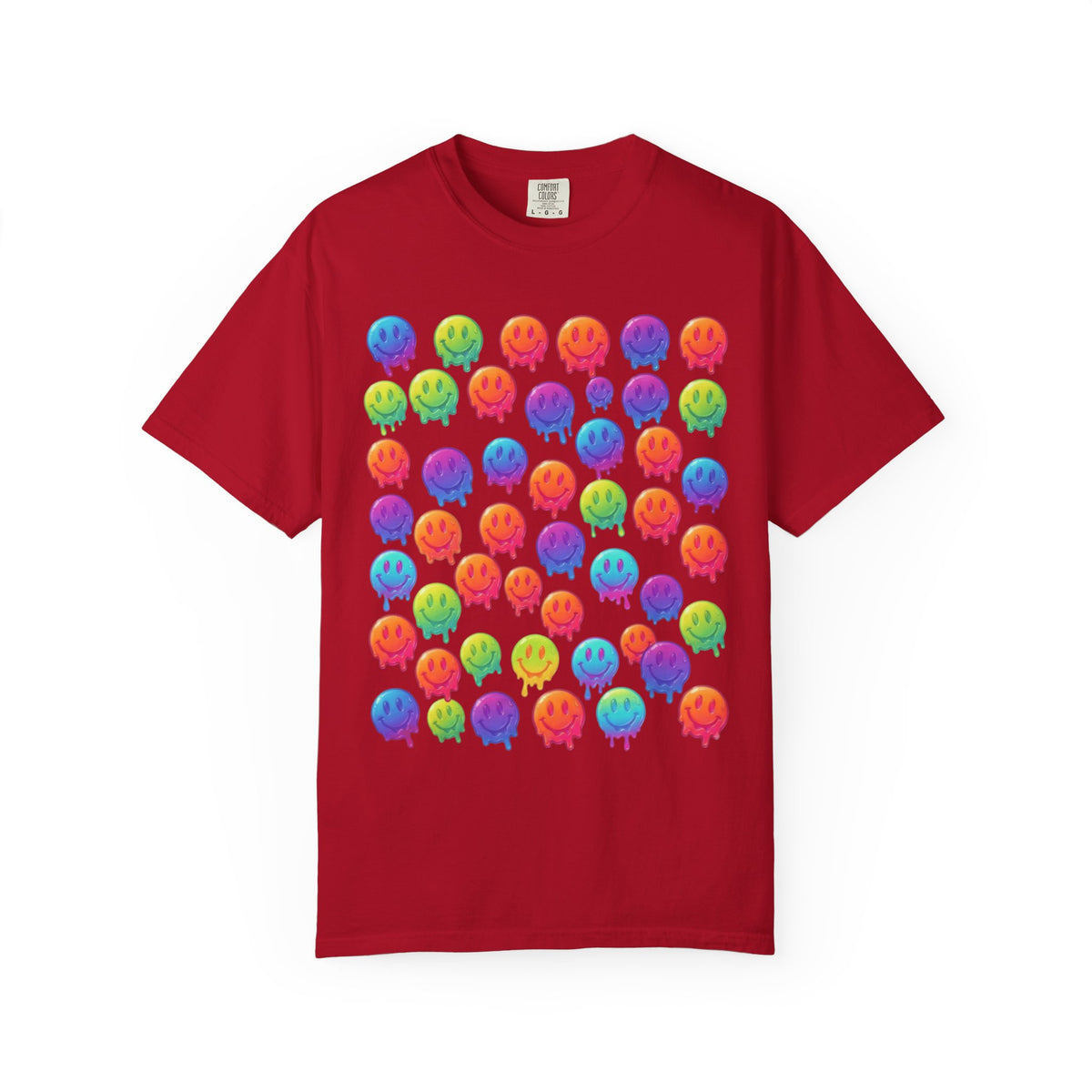 Color: Red | Melting Hot Unisex Garment-Dyed Tee
