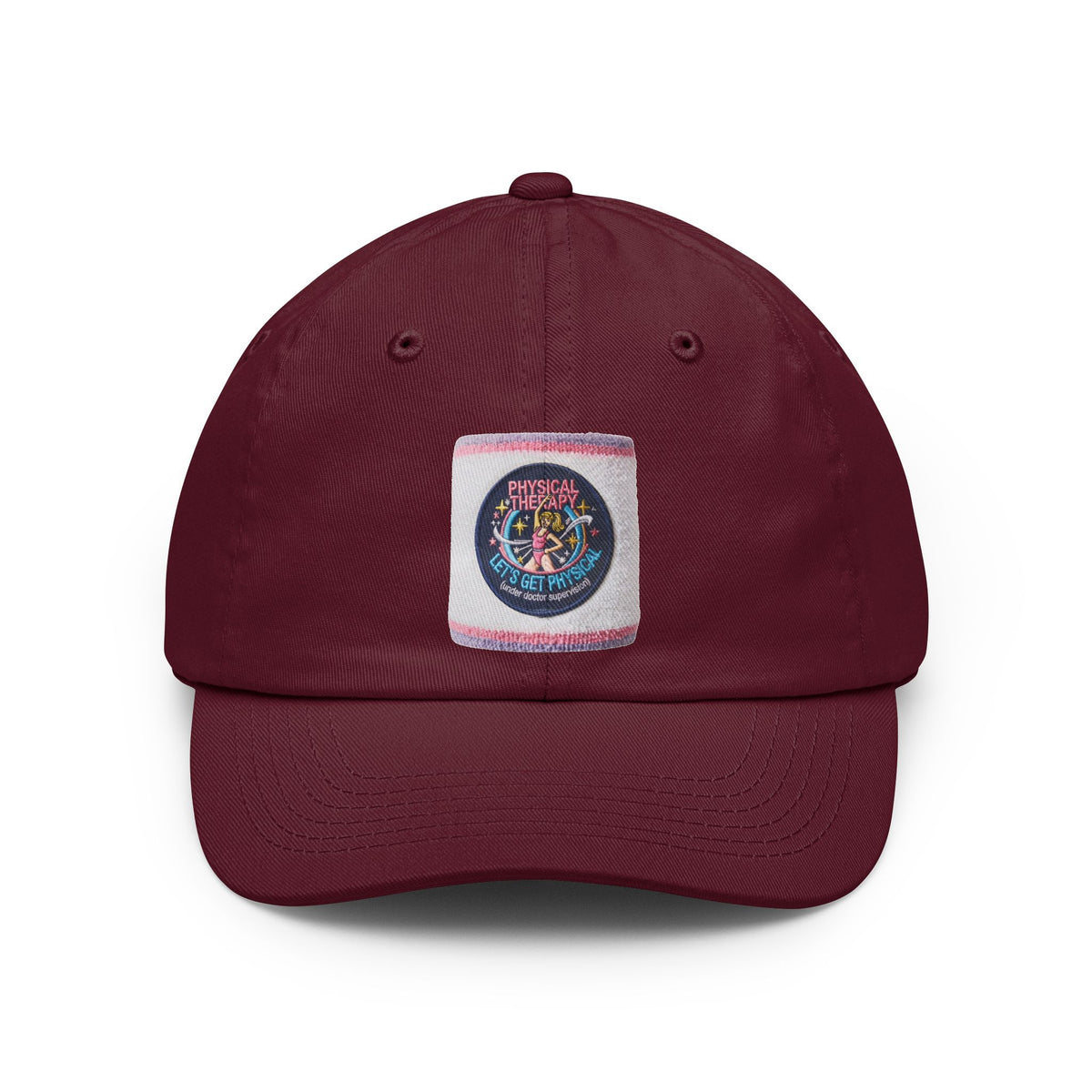 Color: Maroon | Let's Get Physical Dad Hat