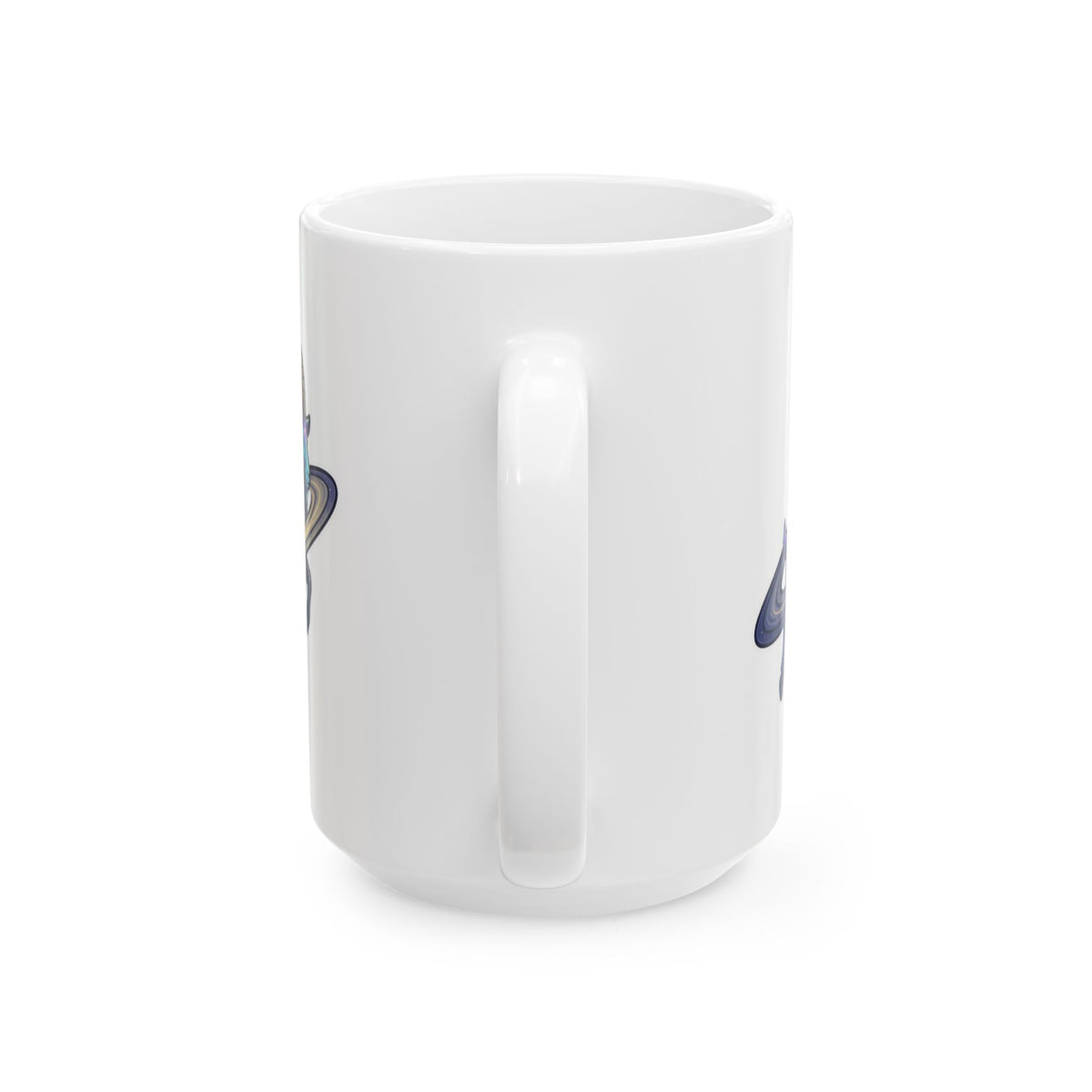 "Space Explorer Capricorn" White Ceramic Mug — Graphic