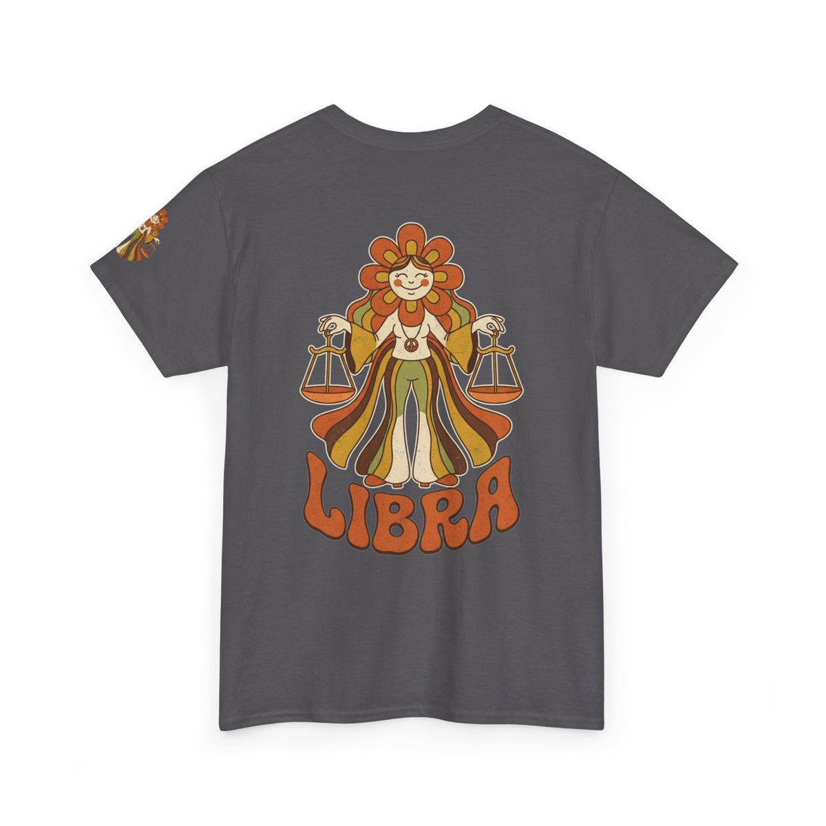 "Retro Mascot Groovy Libra" Premium Graphic Tee