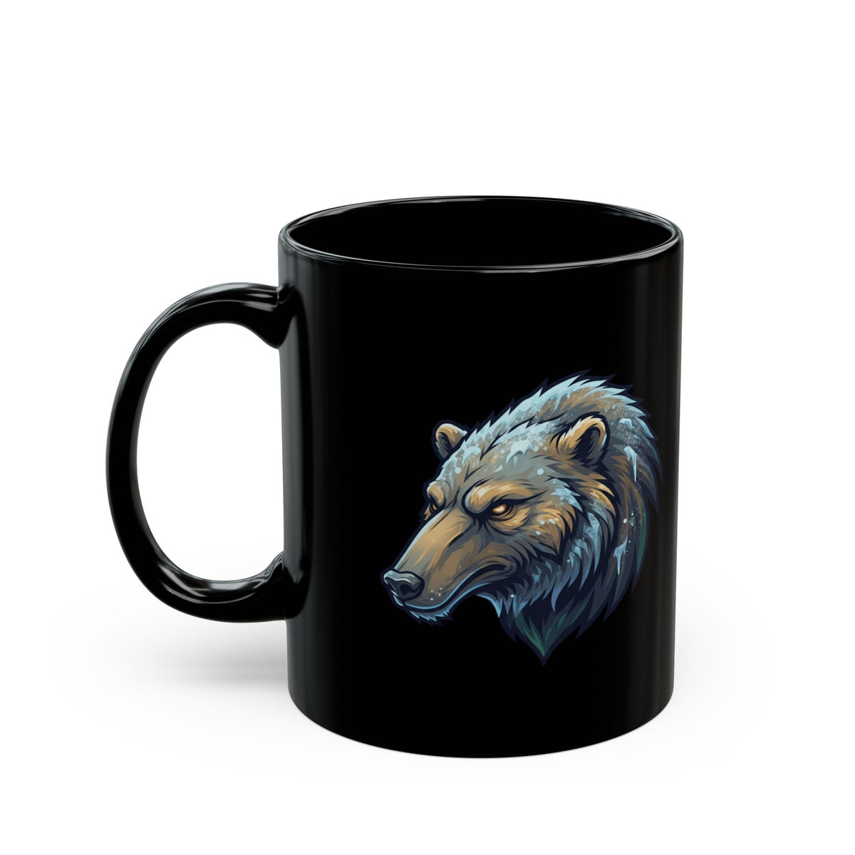 "Alioat (Siberian Folklore)" Black Ceramic Mug — Graphic