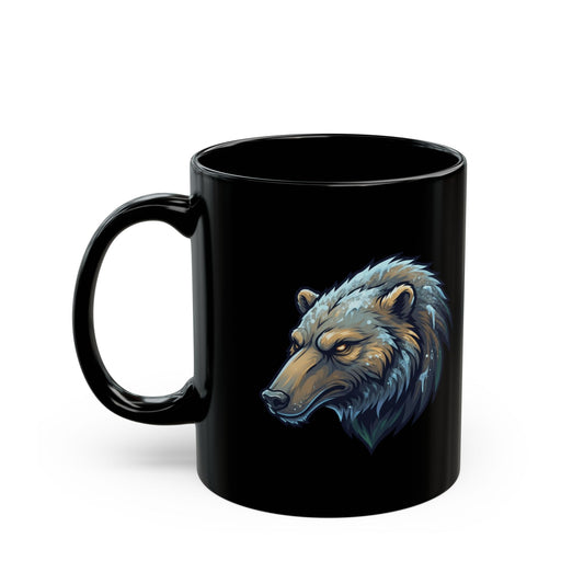 "Alioat (Siberian Folklore)" Black Ceramic Mug — Graphic