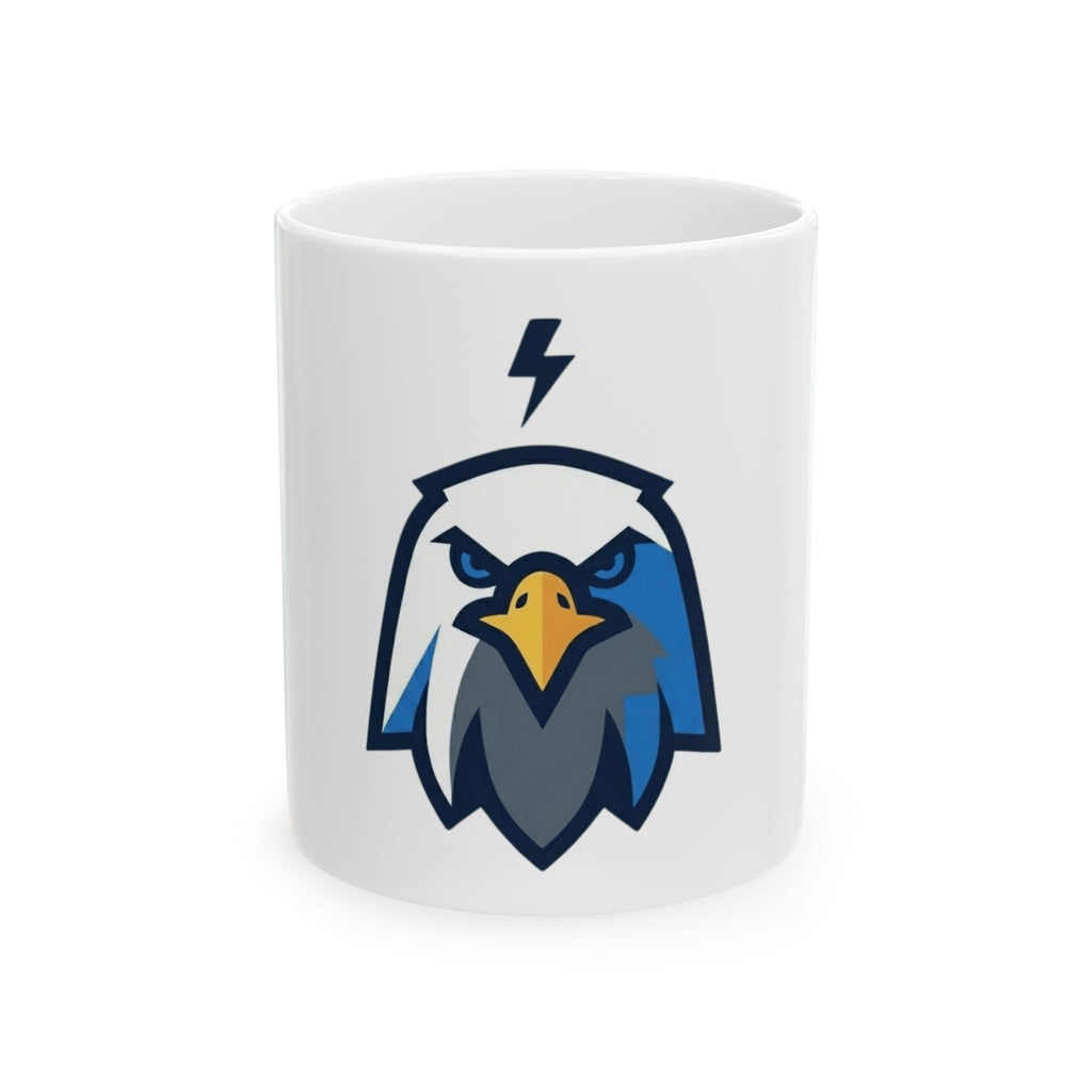 "April Legend" White Ceramic Mug — Graphic