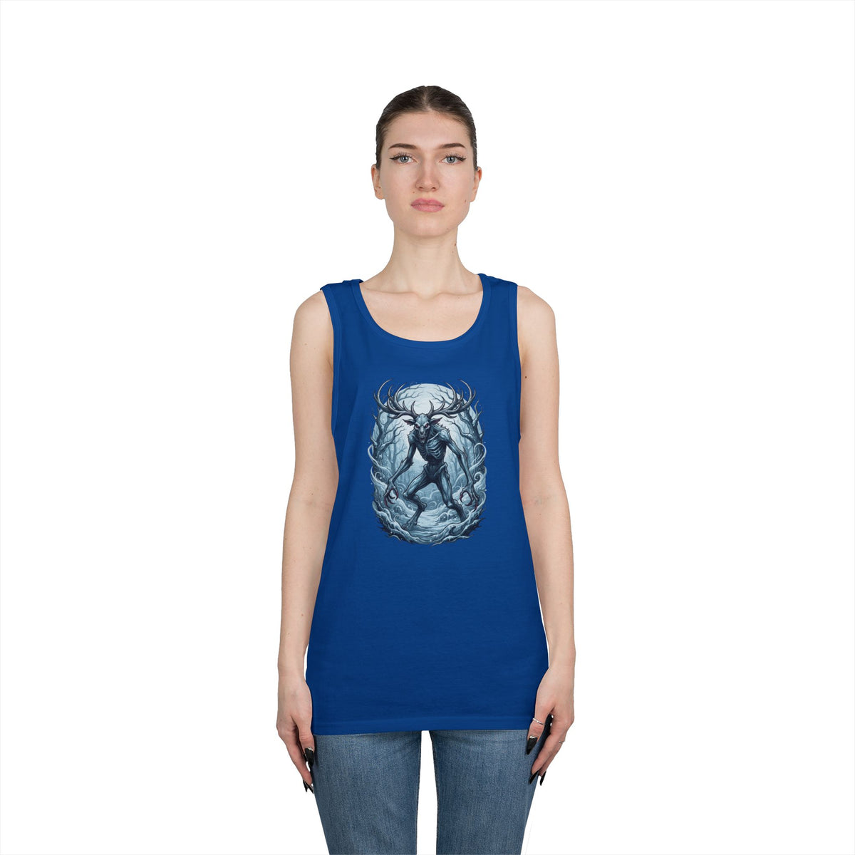 Color: Royal | Wendigo (Algonquian Folklore) Tank Top