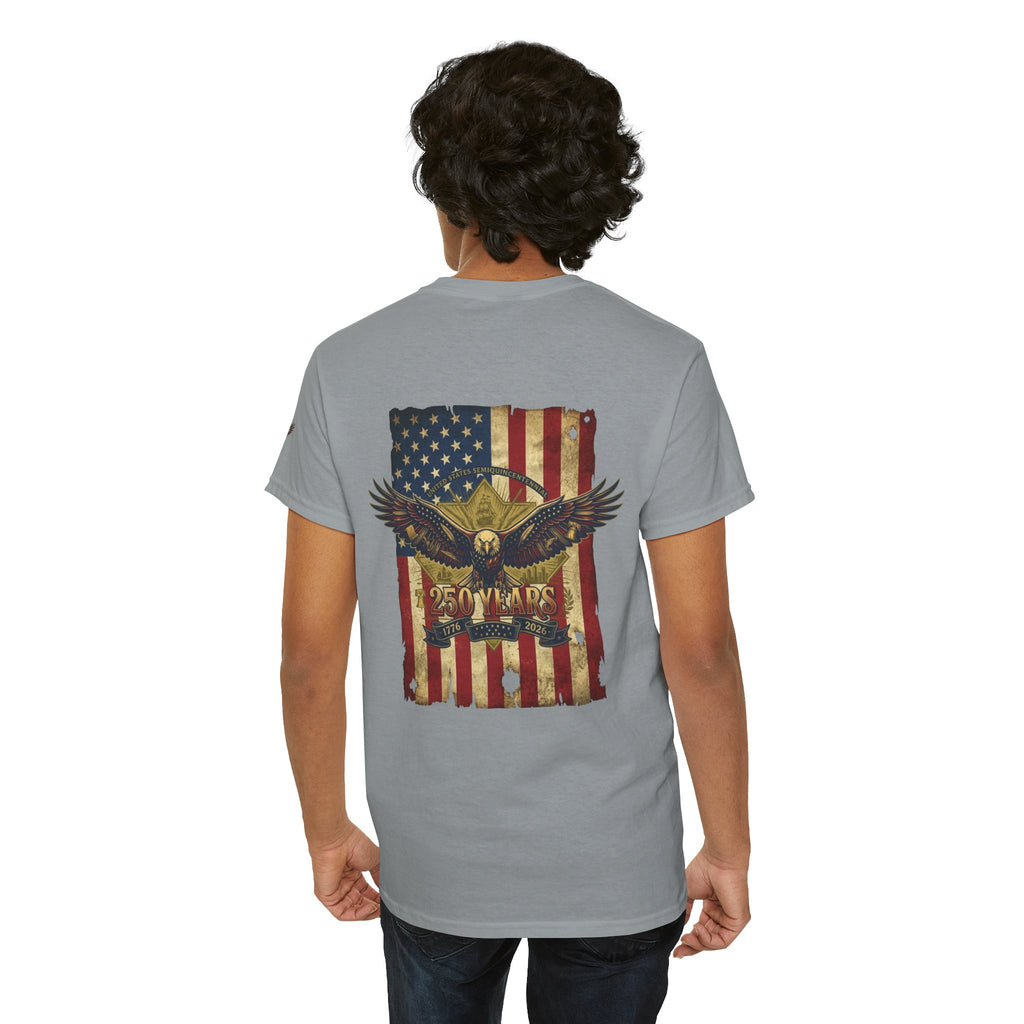 "Eagle and Flag 250 Years" Premium Graphic Tee