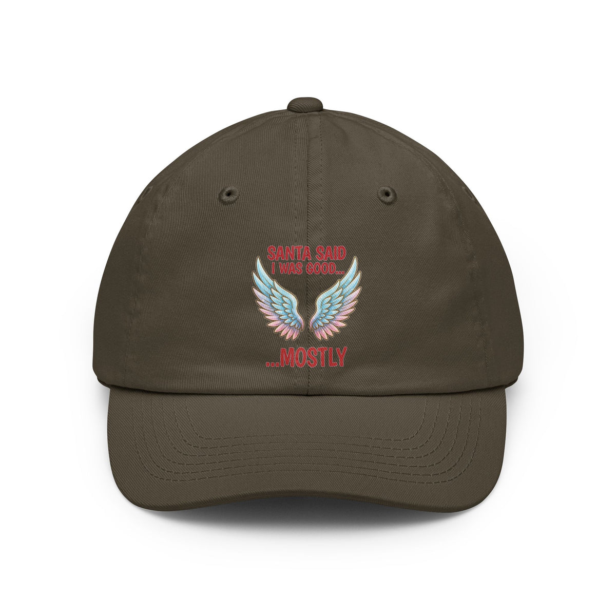 Color: Olive | Santa Said I Was Good Dad Hat