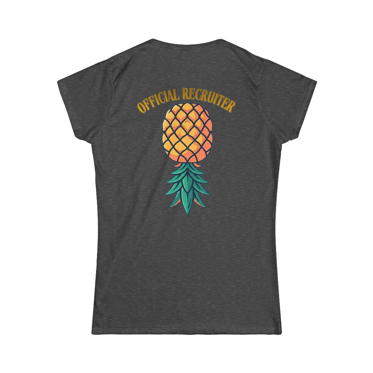 Color: Dark Heather | Official Recruiter Women's Tee
