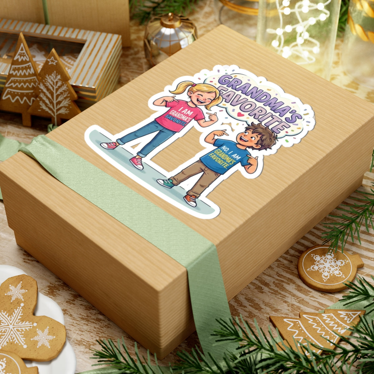 "Grandma's Favorite" Sticker