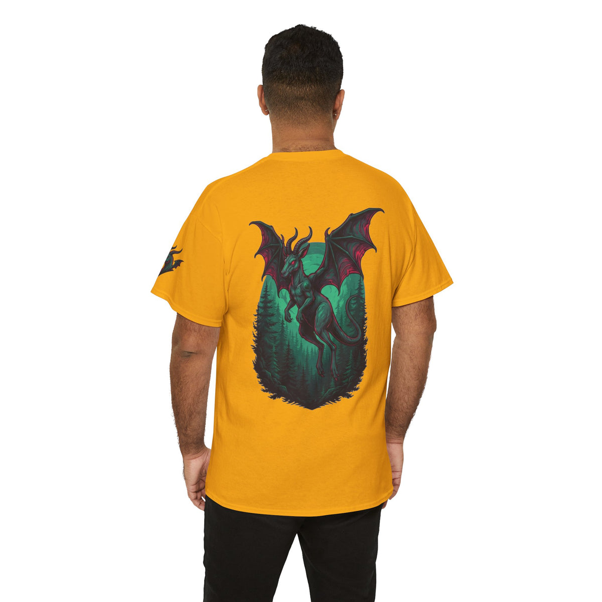 Color: Gold | The Jersey Devil (New Jersey, USA) Premium Graphic Tee