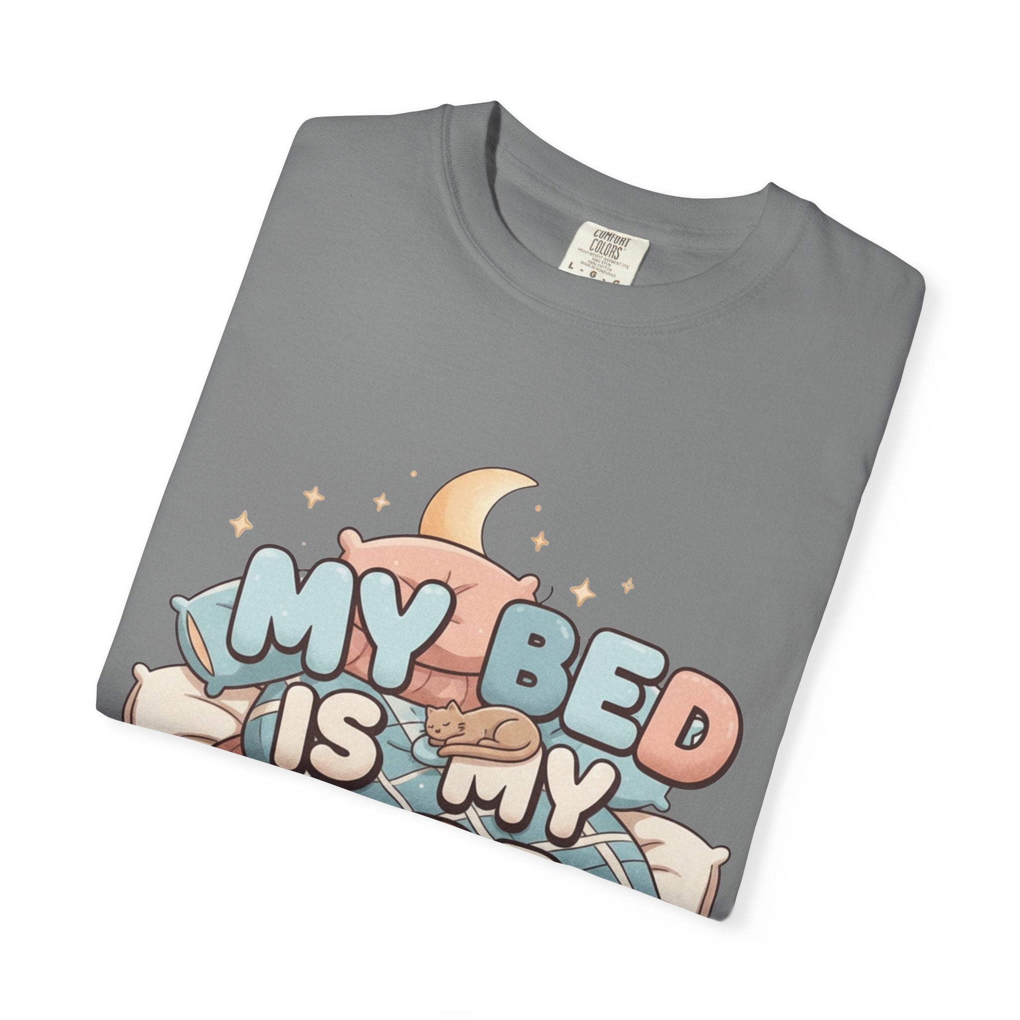 Bed > People: A Love Story | Garment-Dyed Tee — AttitudeShirts