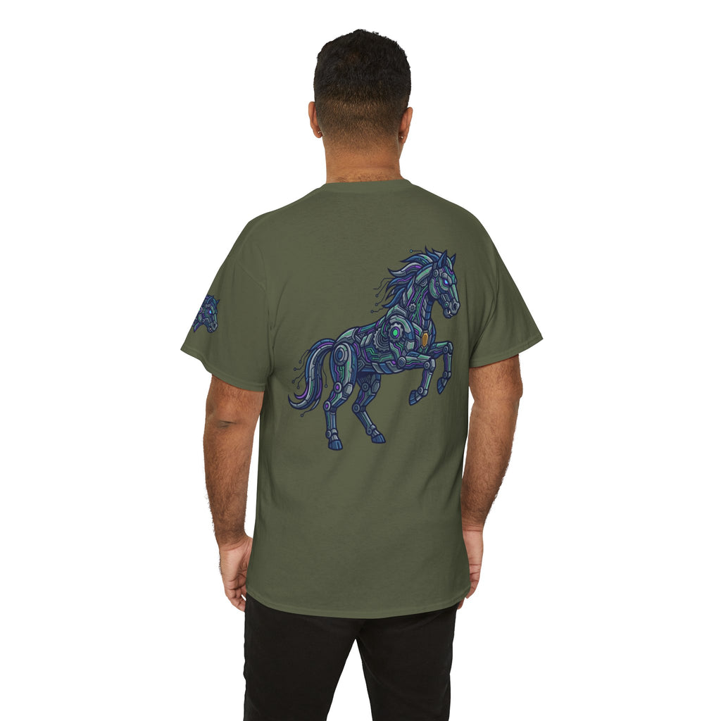 "Cyber Mustang" Premium Graphic Tee