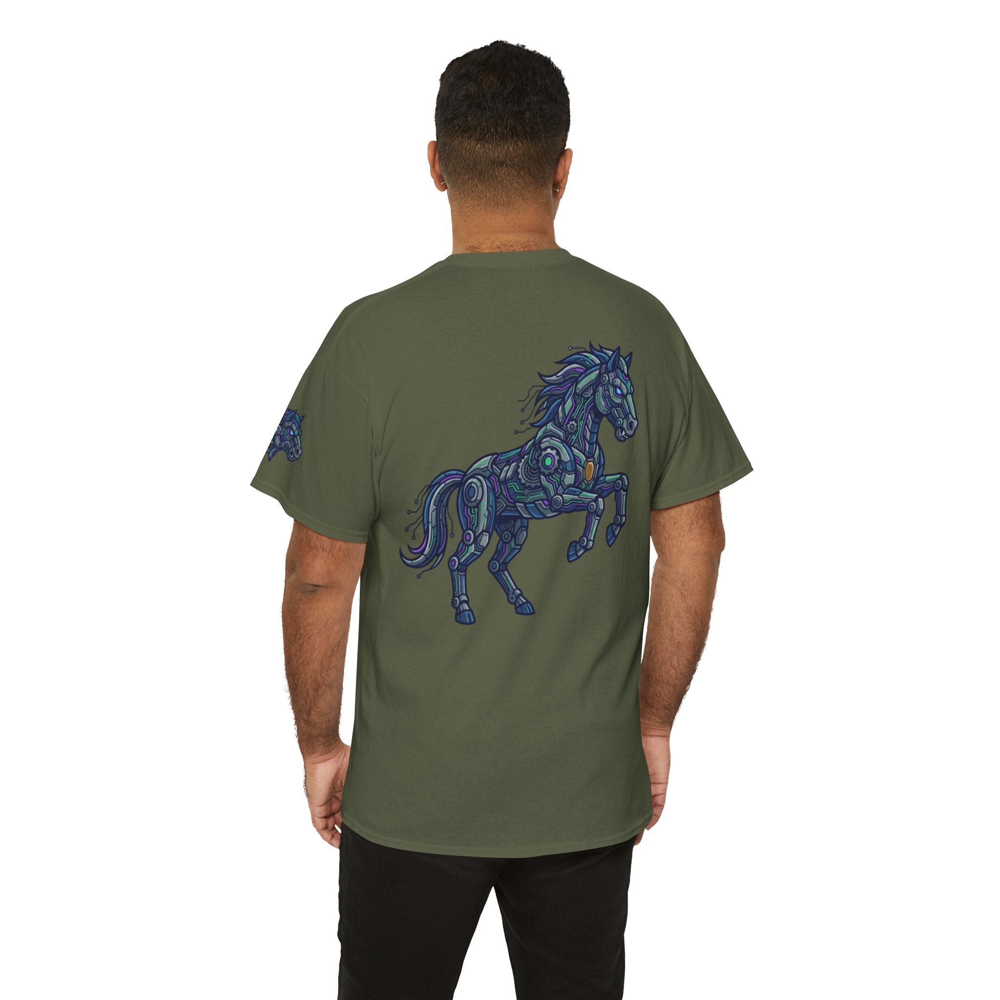 "Cyber Mustang" Premium Graphic Tee