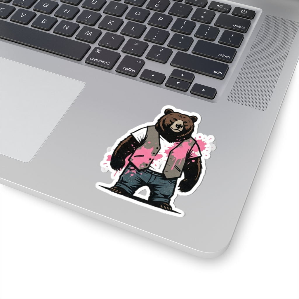 "Real Men Eat Pink" Sticker