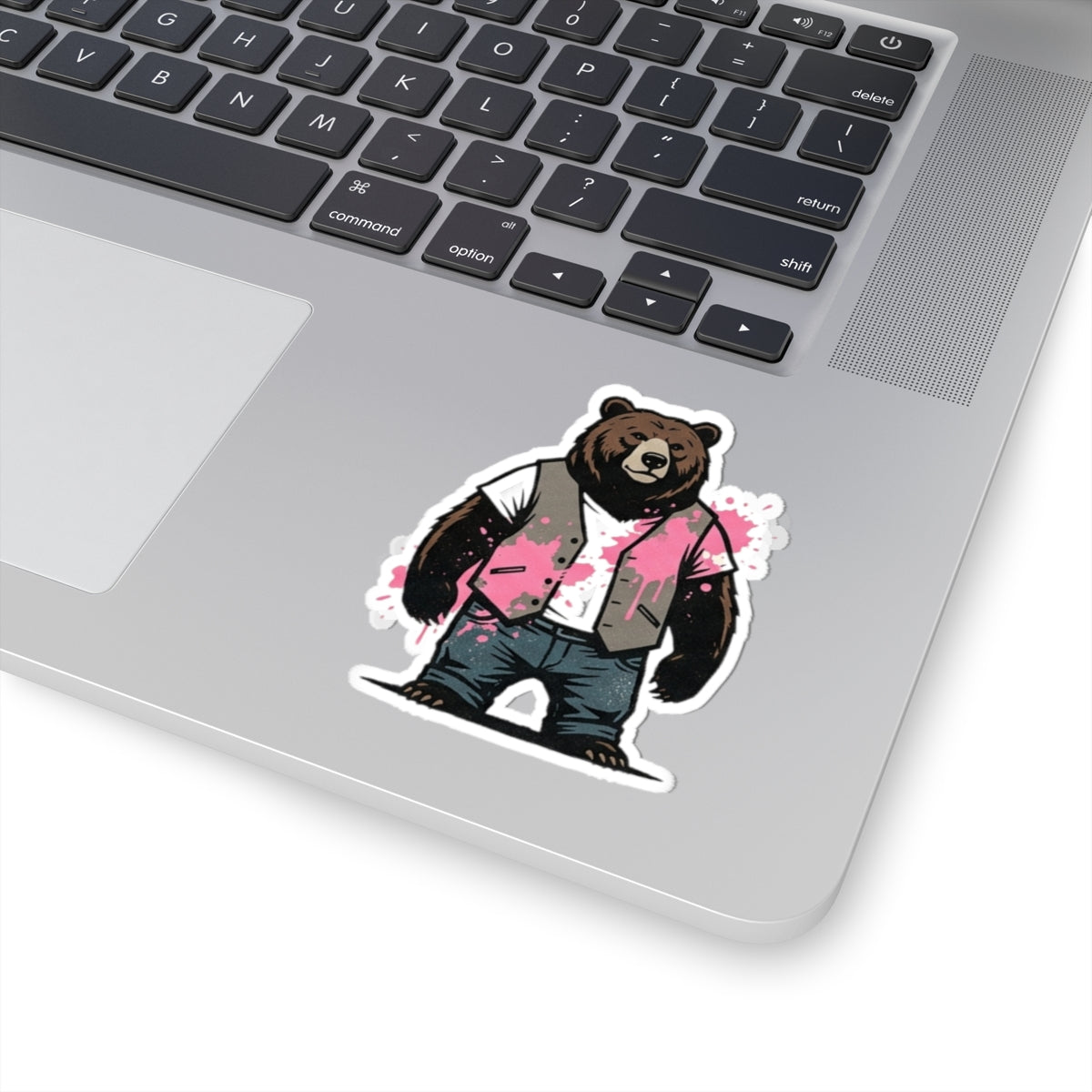 "Real Men Eat Pink" Sticker