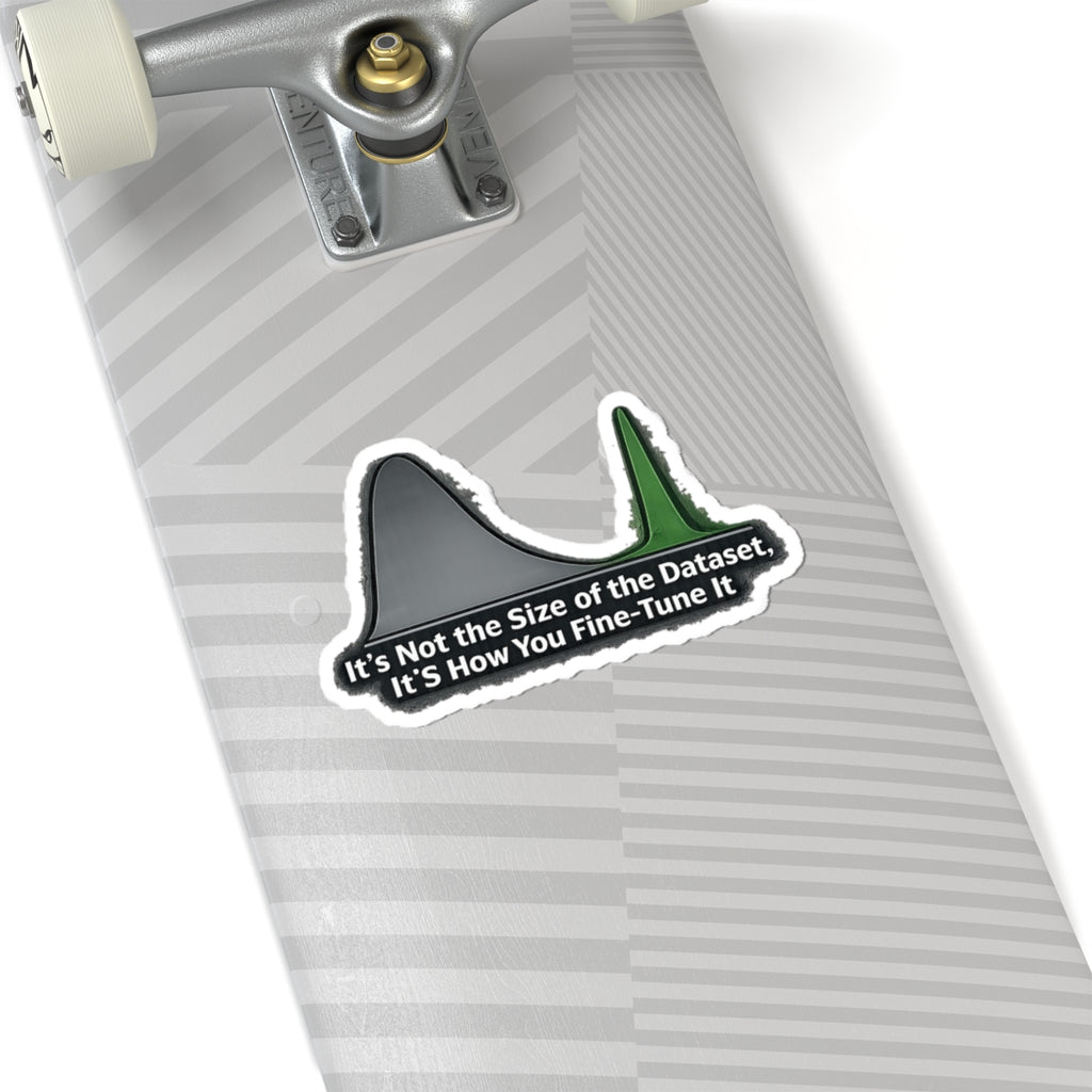 It's About the Size of Your Data Set | Kiss-Cut Sticker — AttitudeShirts