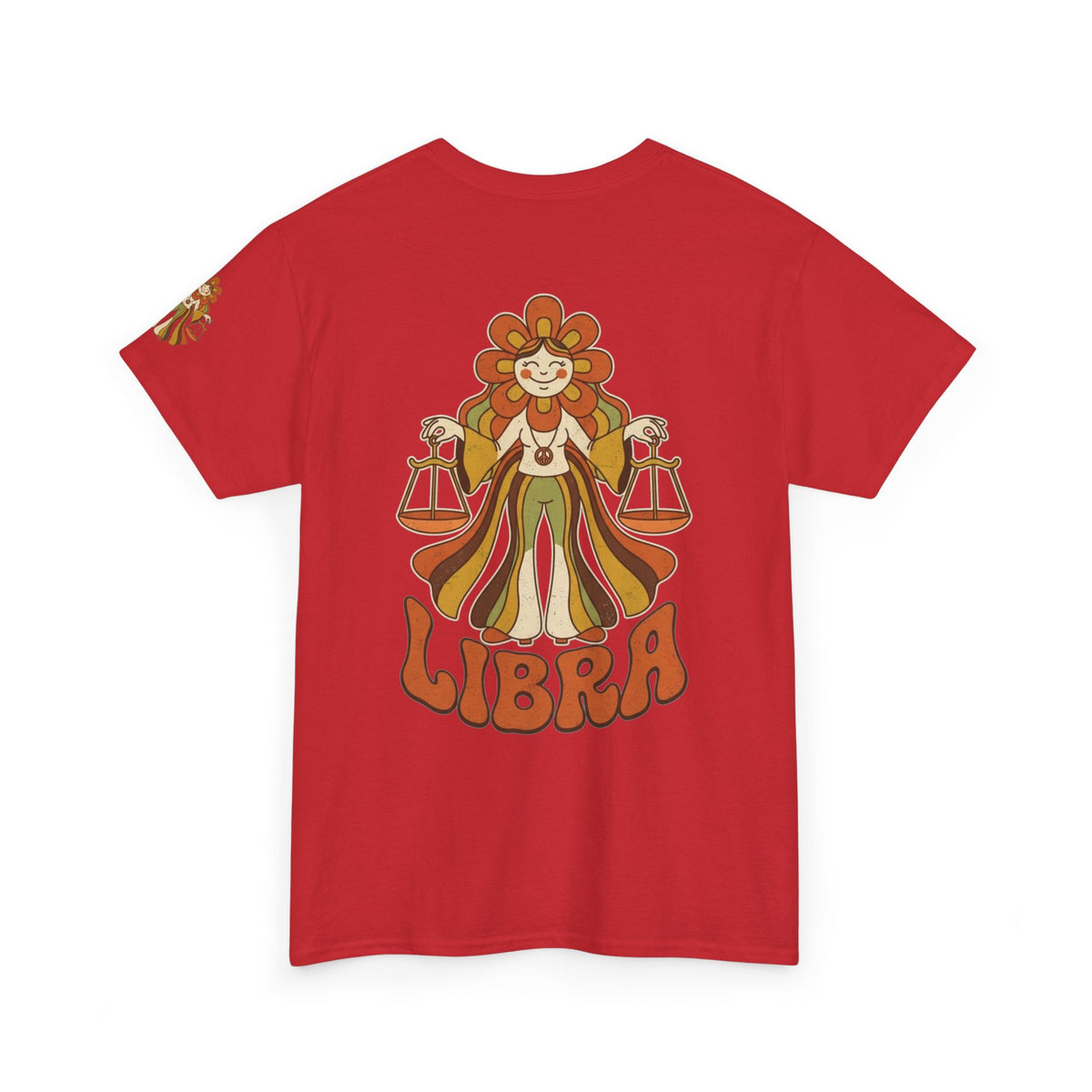 "Retro Mascot Groovy Libra" Premium Graphic Tee
