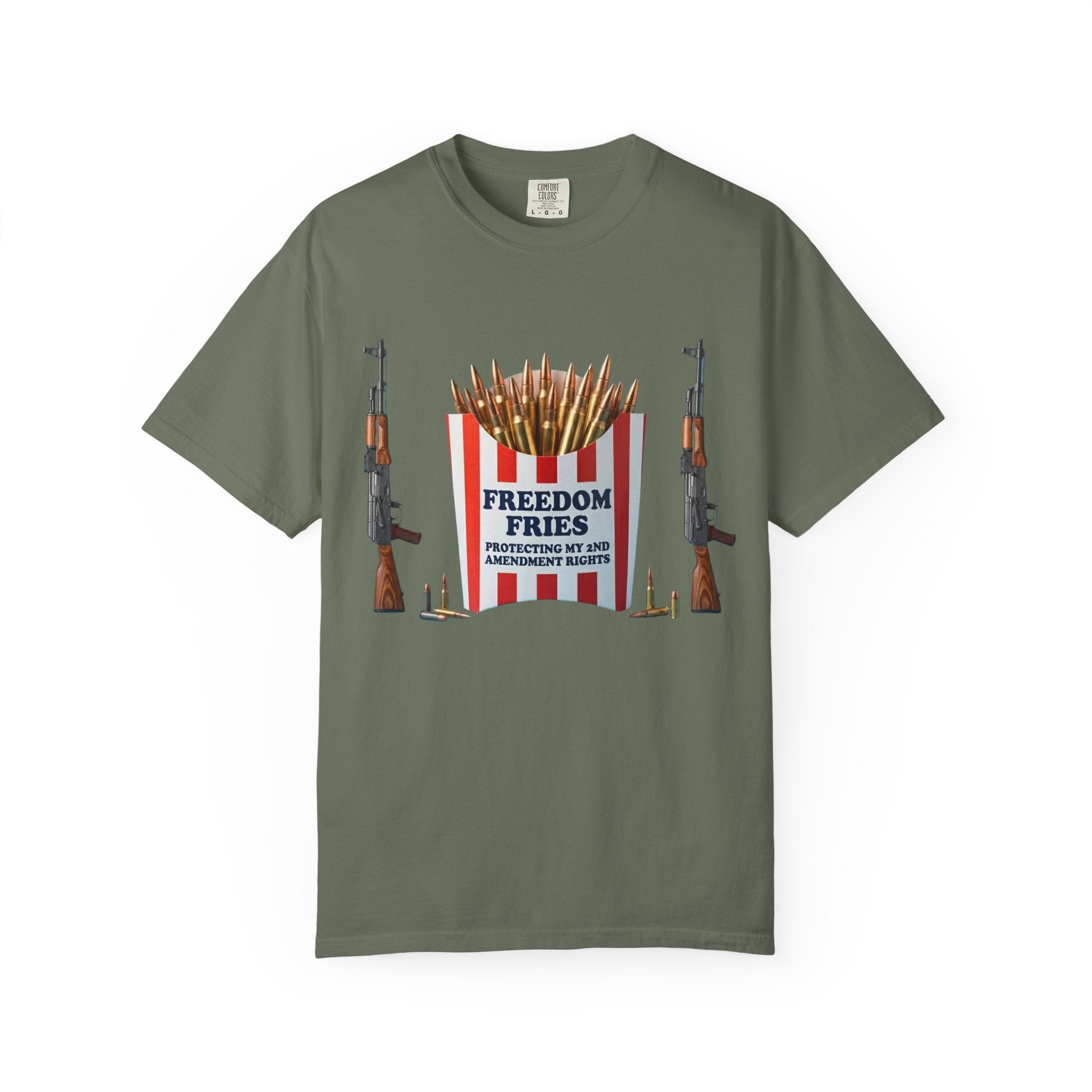 "Freedom Fries" Unisex Garment-Dyed Tee