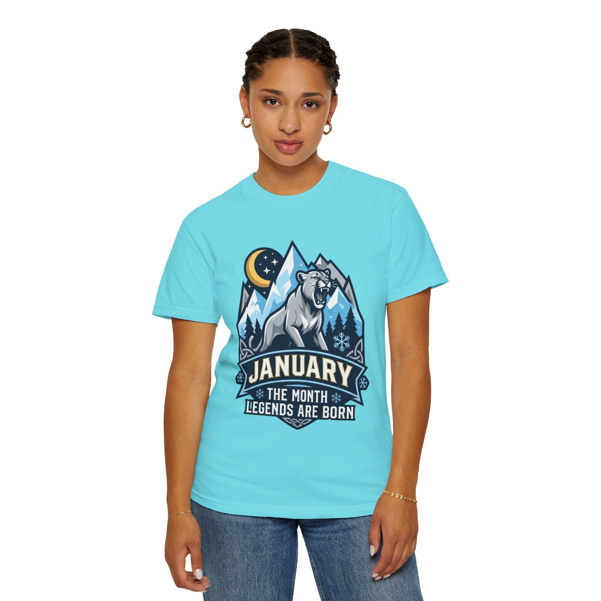 "January Legend" Unisex Garment-Dyed Tee