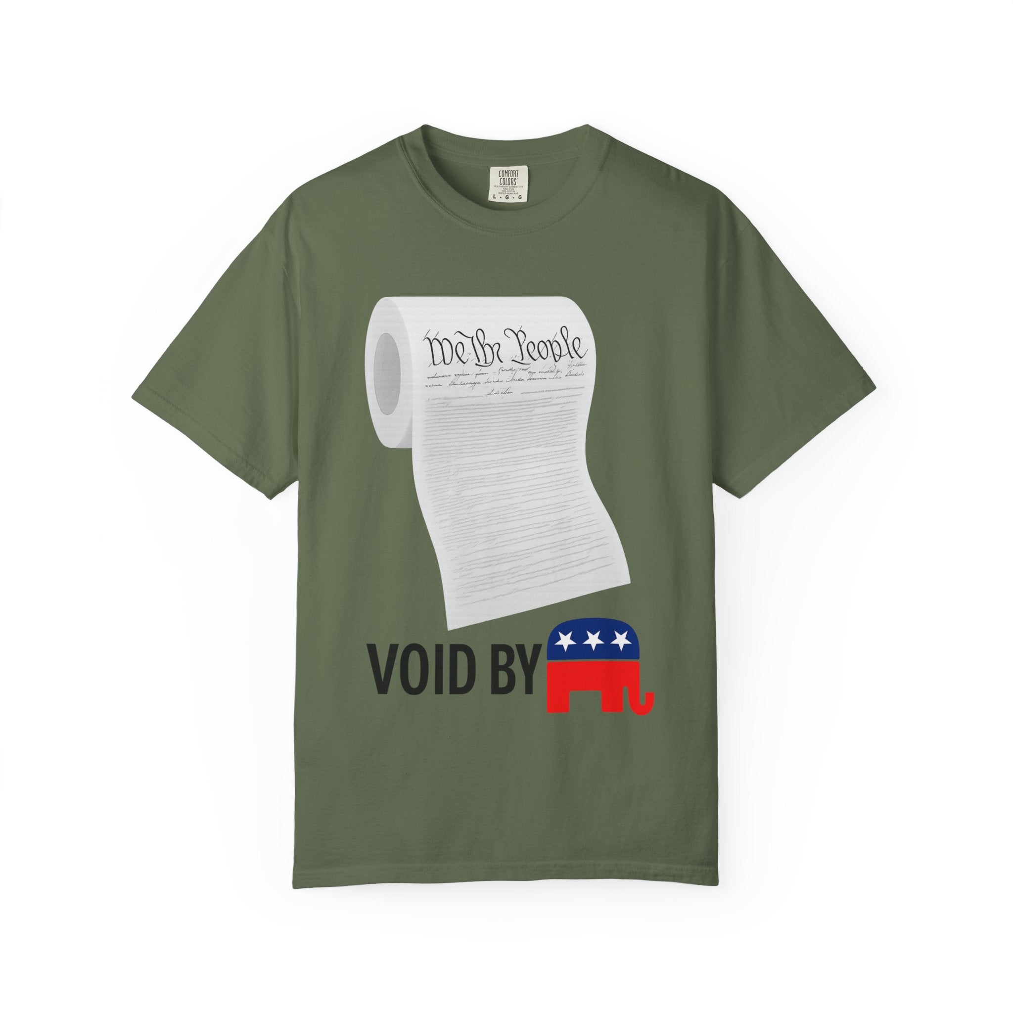 "Constitution Toilet Paper" Unisex Garment-Dyed T-shirt