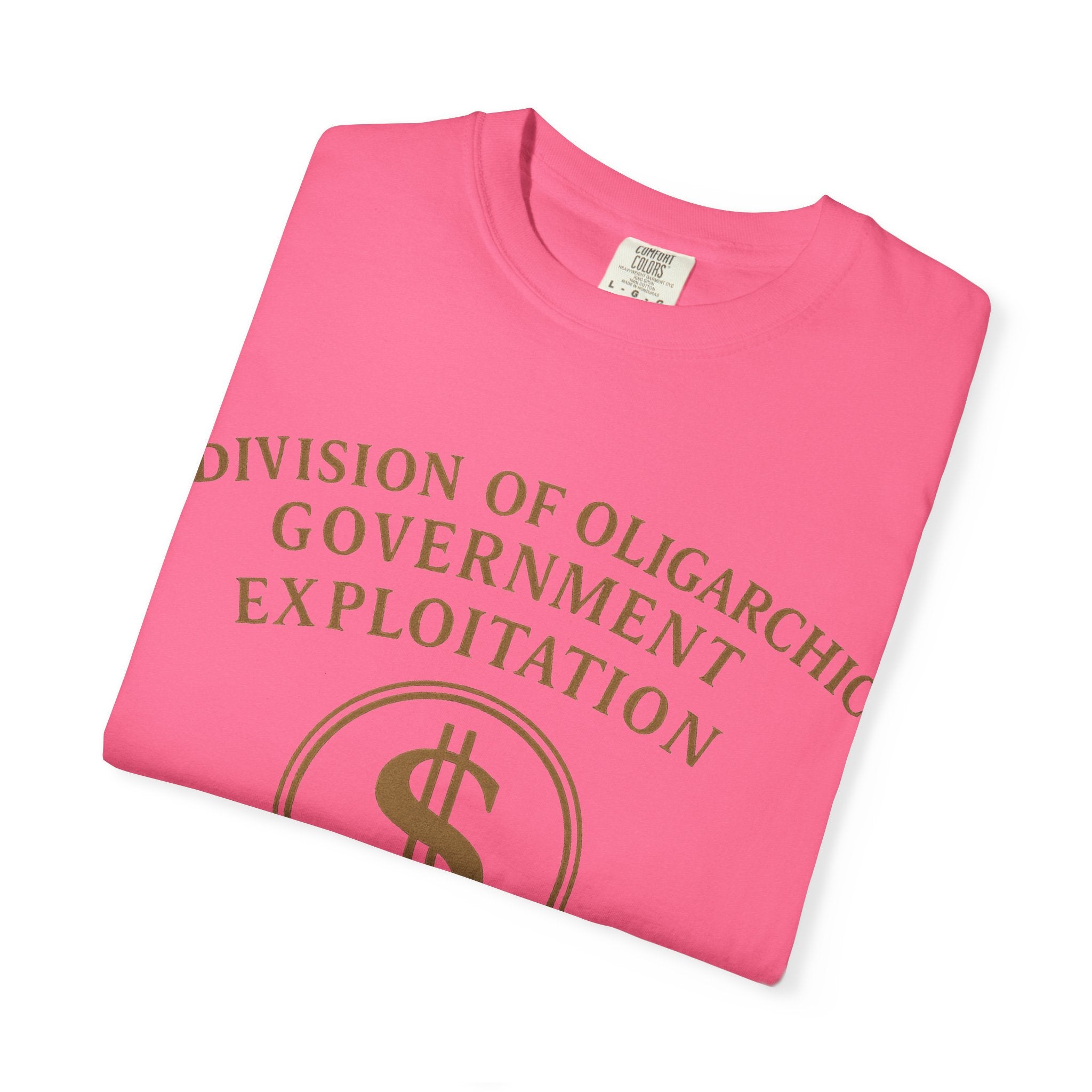 "DOGE—By the Elite, For the Elite" Unisex Garment-Dyed T-shirt