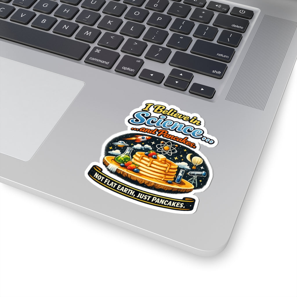 Science & Pancakes: My Two Moods | Kiss-Cut Sticker — AttitudeShirts
