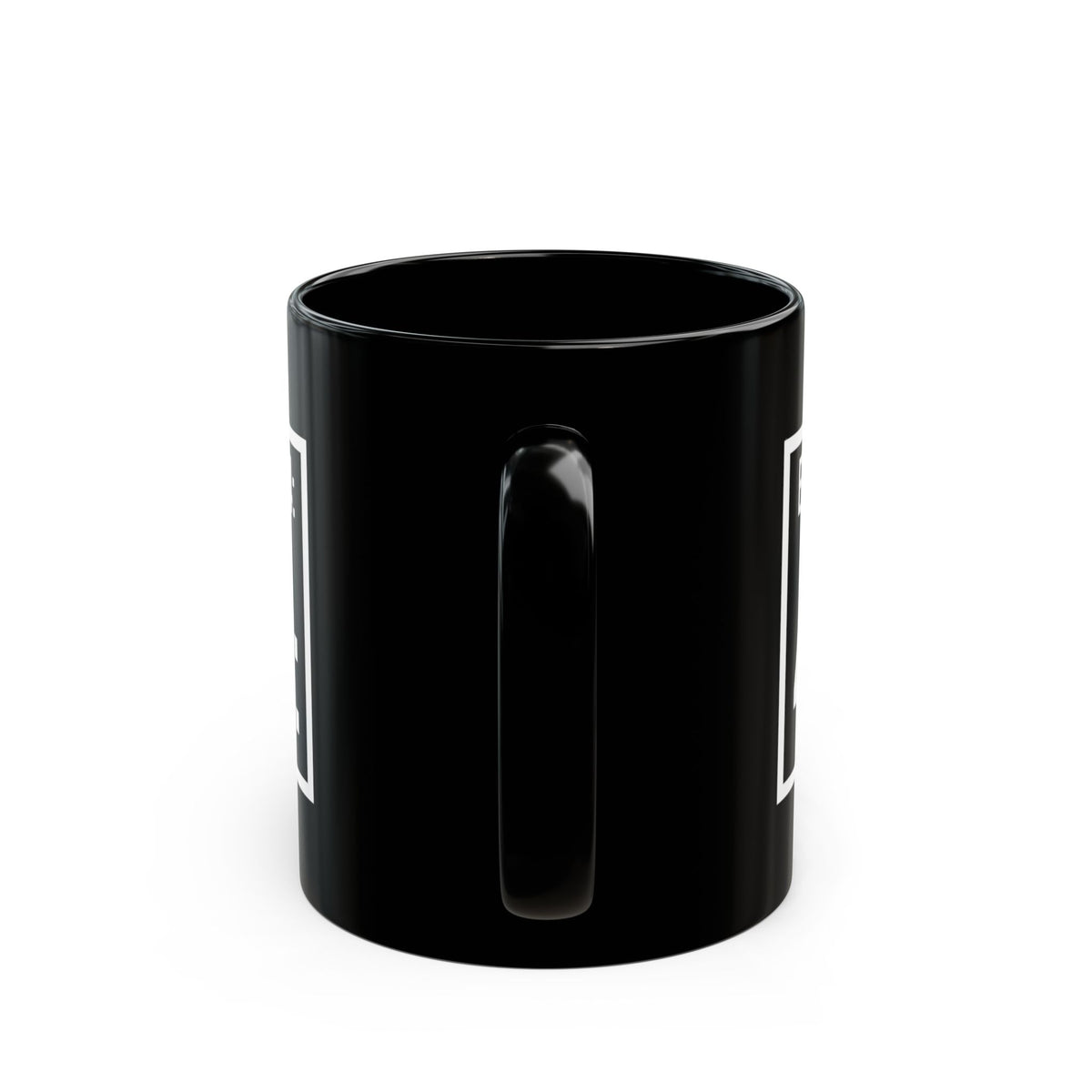 "Social Skills Not Found" Black Ceramic Mug — Graphic