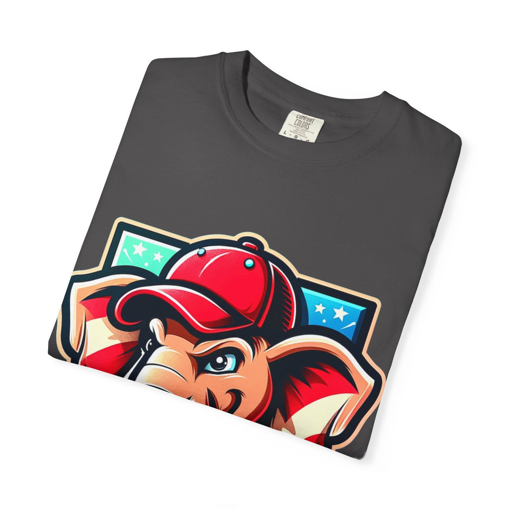 "The Patriot Elephant" Unisex Garment-Dyed T-shirt