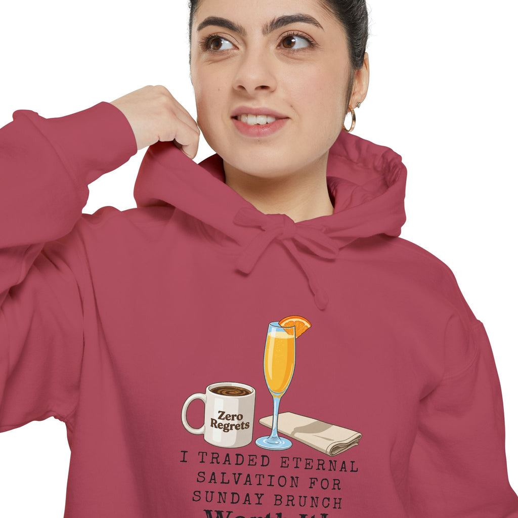 Brunch So Hard | Garment-Dyed Hoodie — AttitudeShirts