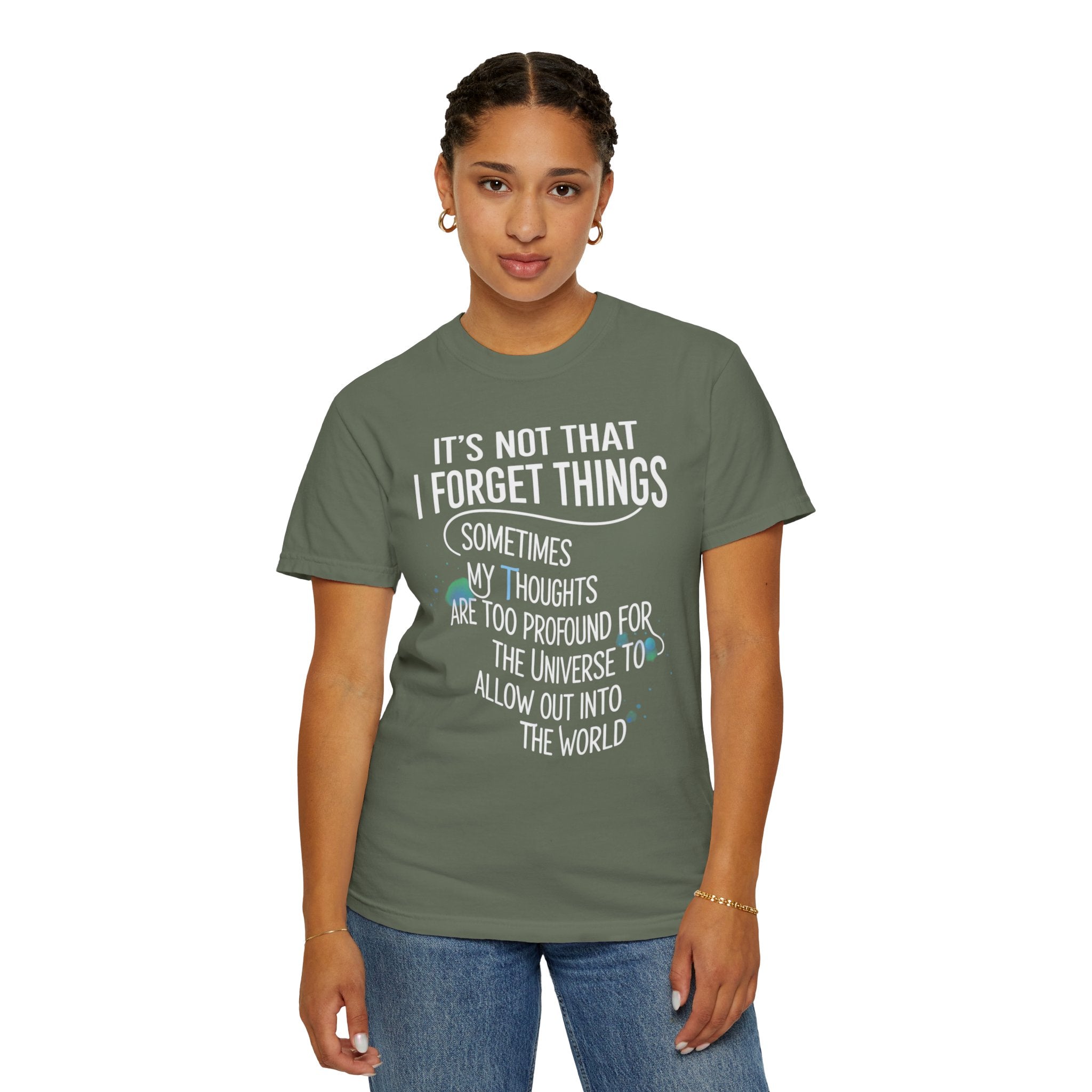 "Profound Thoughts 4" Unisex Garment-Dyed T-shirt