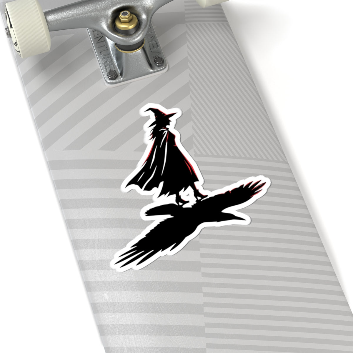 "Witch With Raven Shadow" Sticker — Main