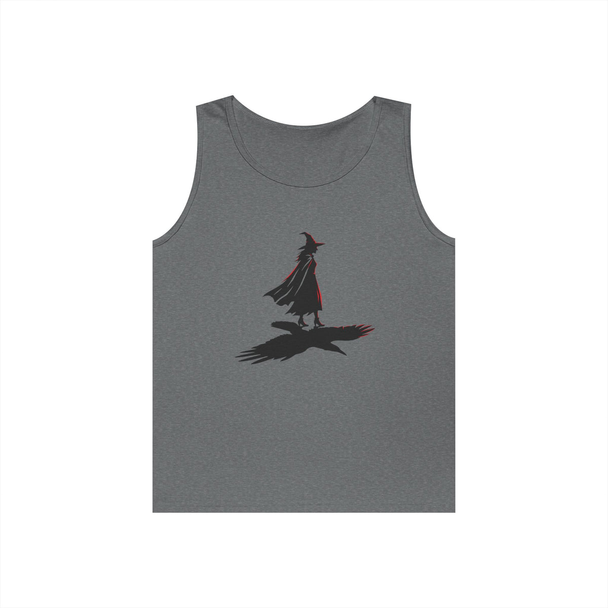 Color: Graphite Heather | Witch With Raven Shadow Tank Top