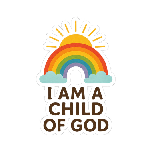 "I Am A Child of God" Sticker — Main