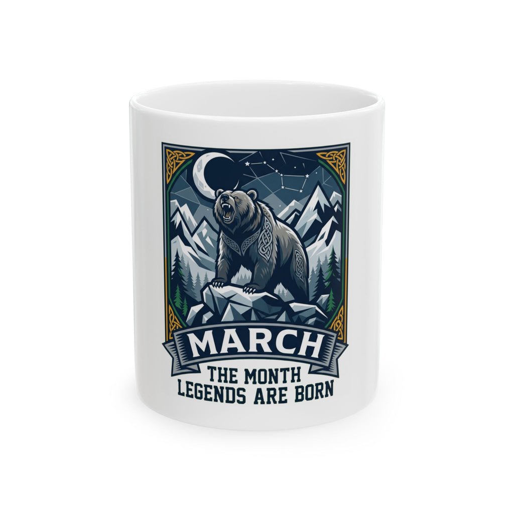 "March Legend" White Ceramic Mug