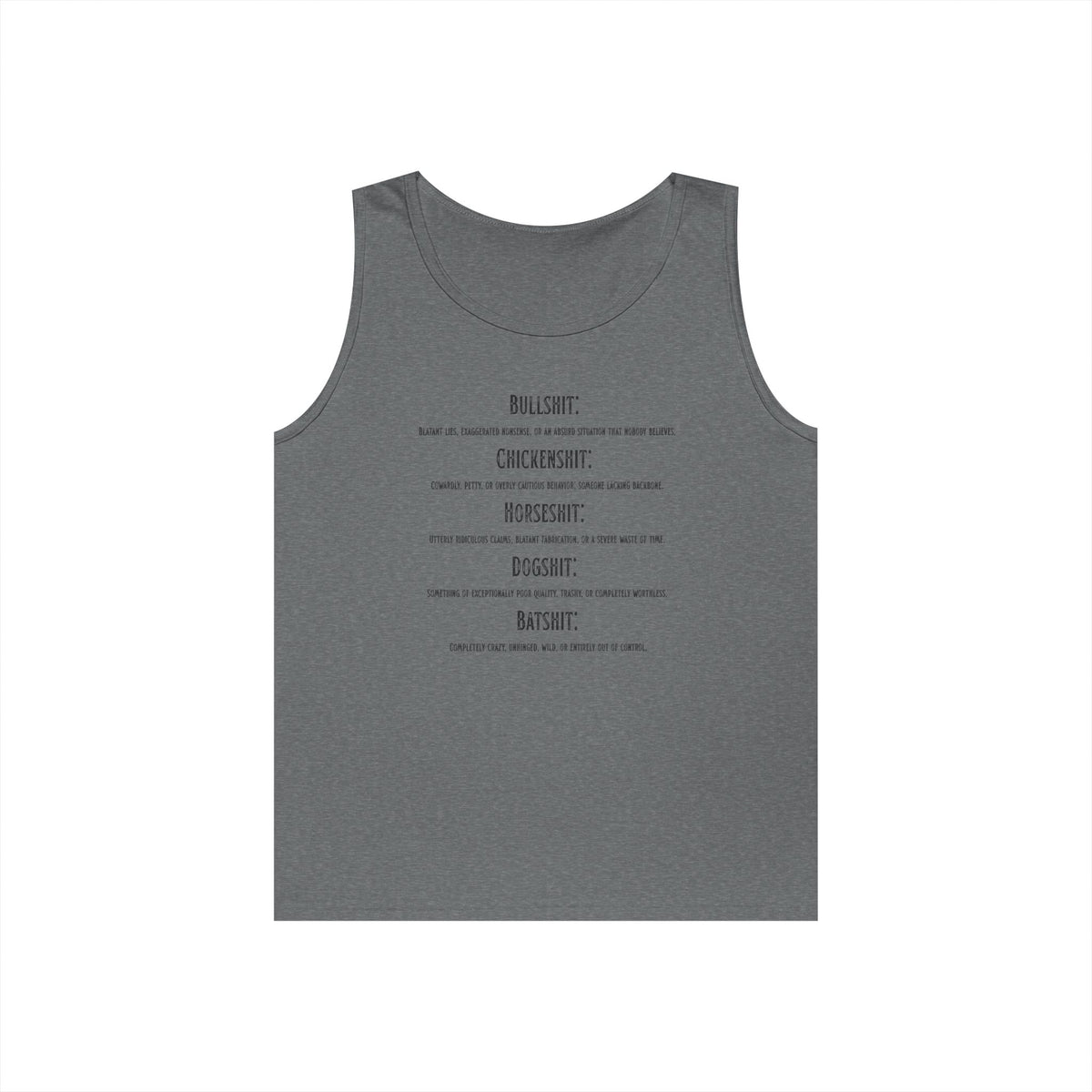"Types of Shit" Tank Top