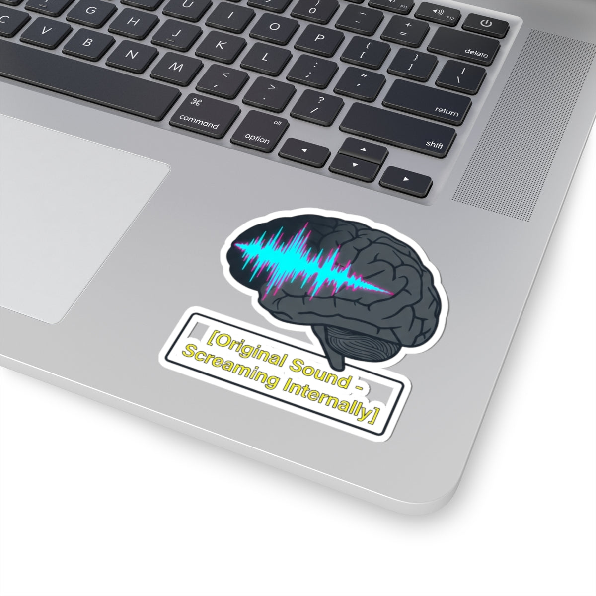 "Screaming Internally" Sticker — Main