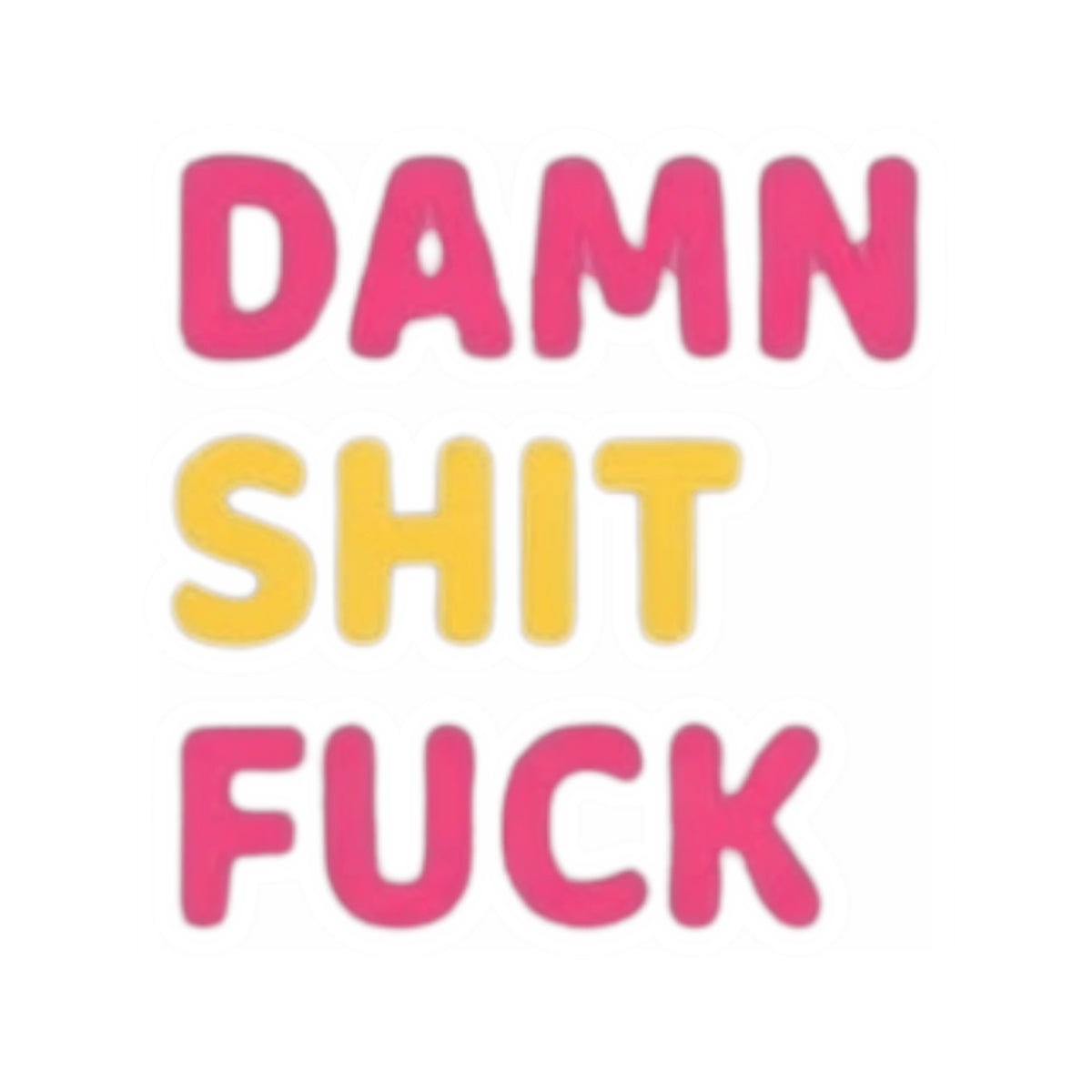 "Do You Think I Give A" Sticker