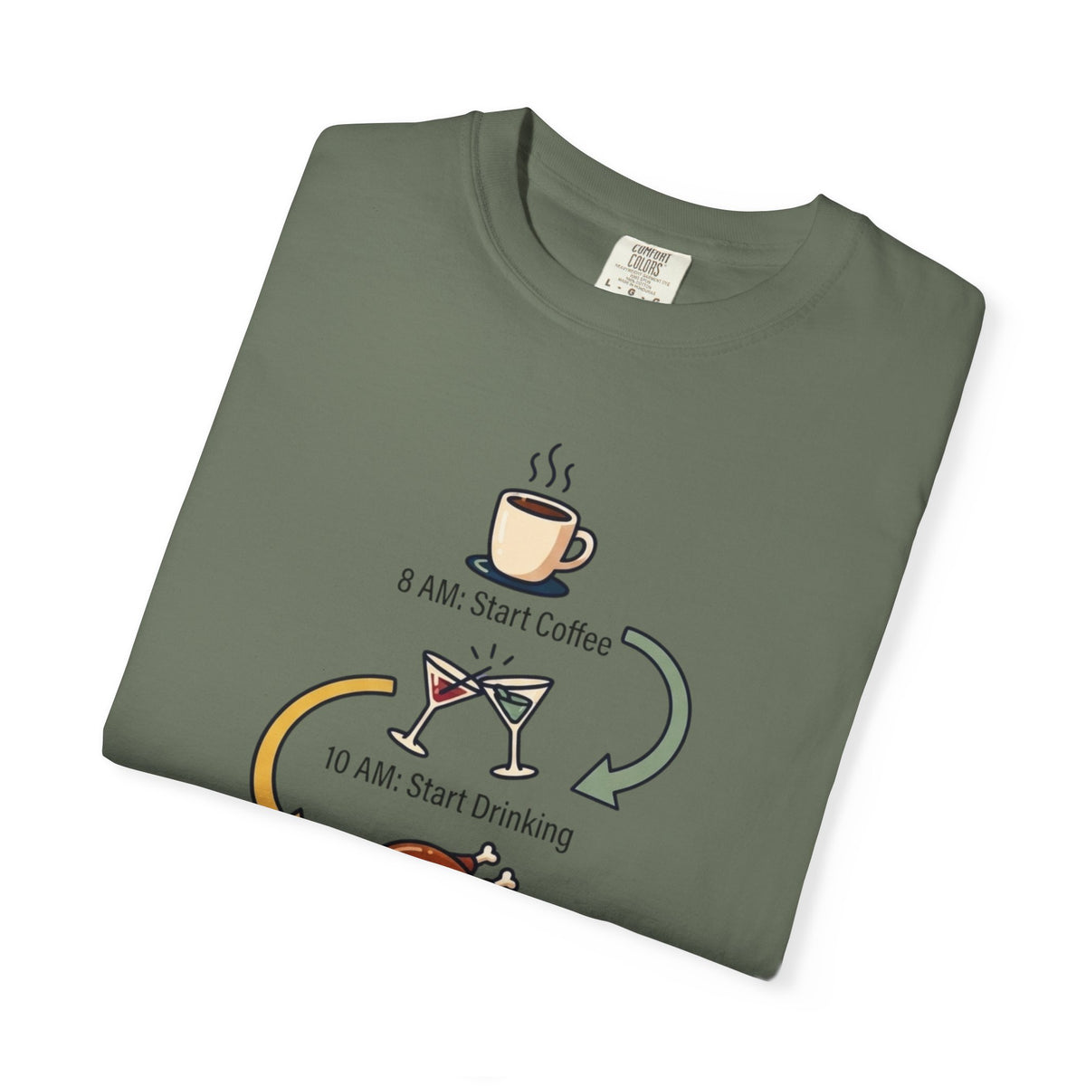 Thanksgiving Regrets Unisex Garment-Dyed Tee