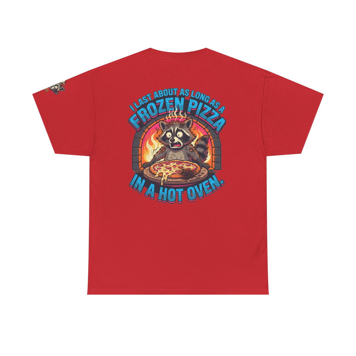 Color: Red | Frozen Pizza in a Hot Oven Premium Graphic Tee