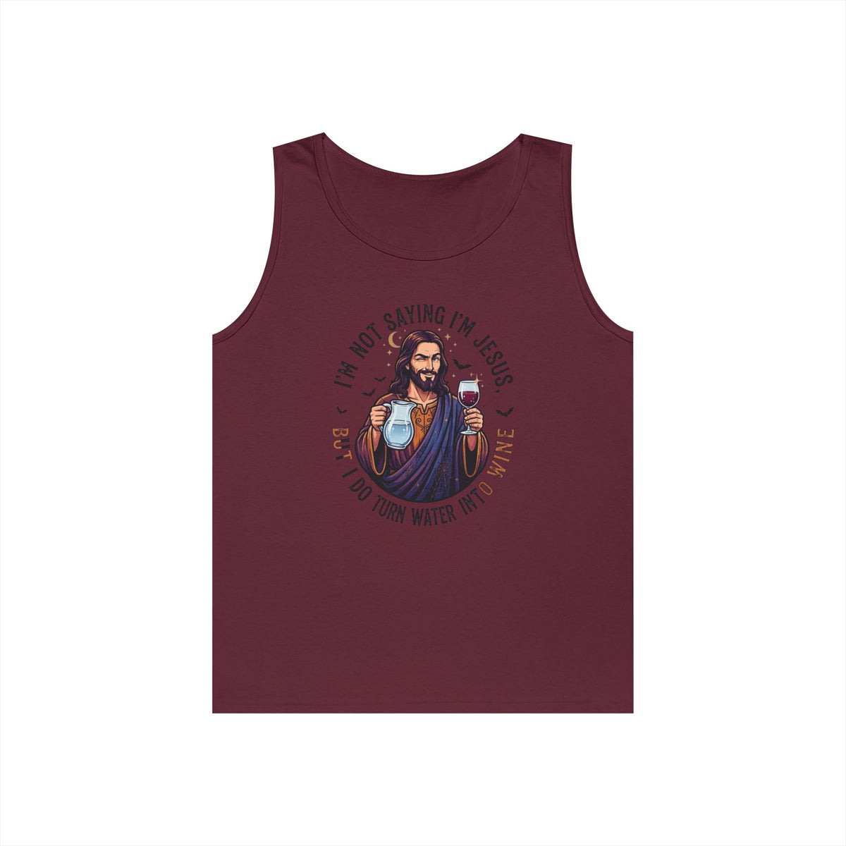 Color: Maroon | I'm Not Saying I'm Jesus Tank Top