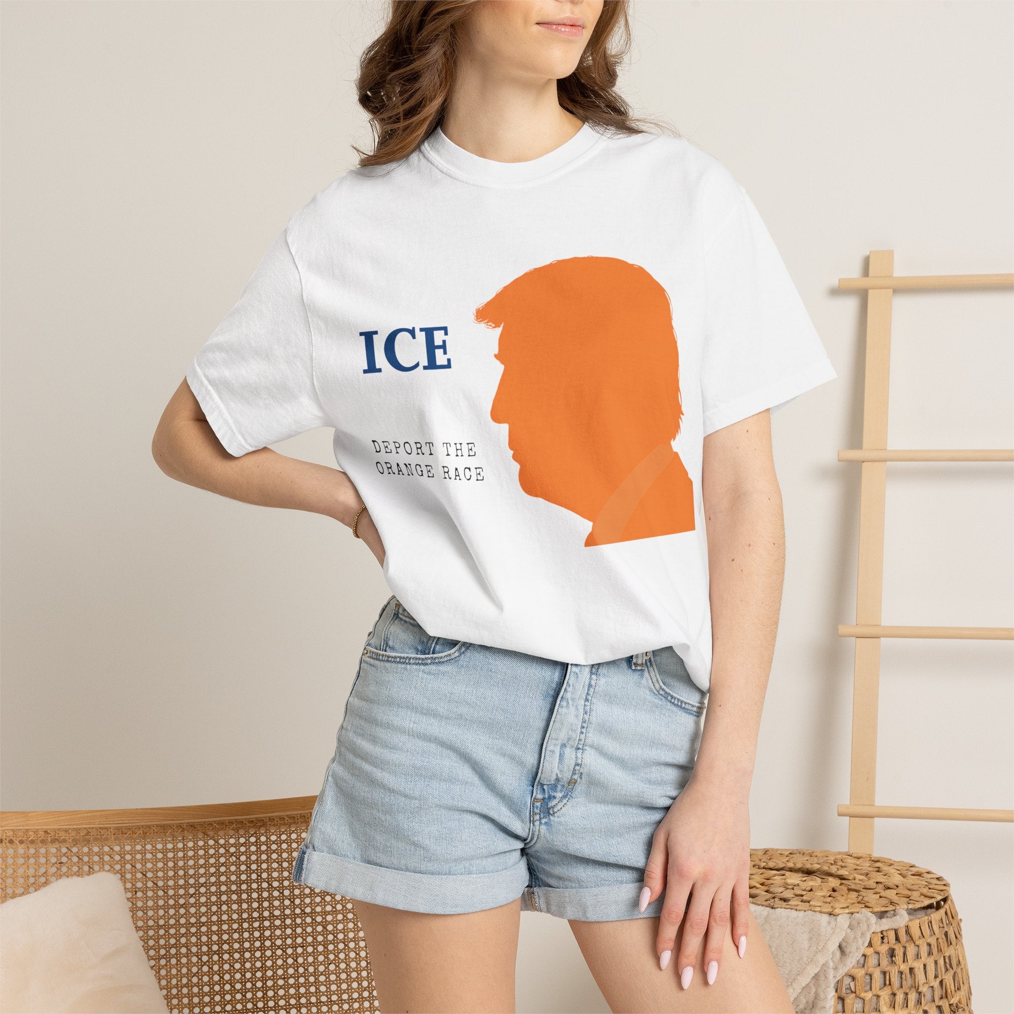"Deport the Orange Race" Unisex Garment-Dyed T-shirt