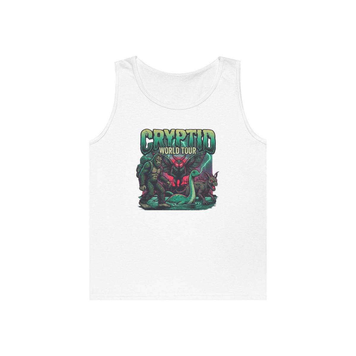 "Puzizia (Global-Cryptid Mashup) Cryptid World Tour" Tank Top