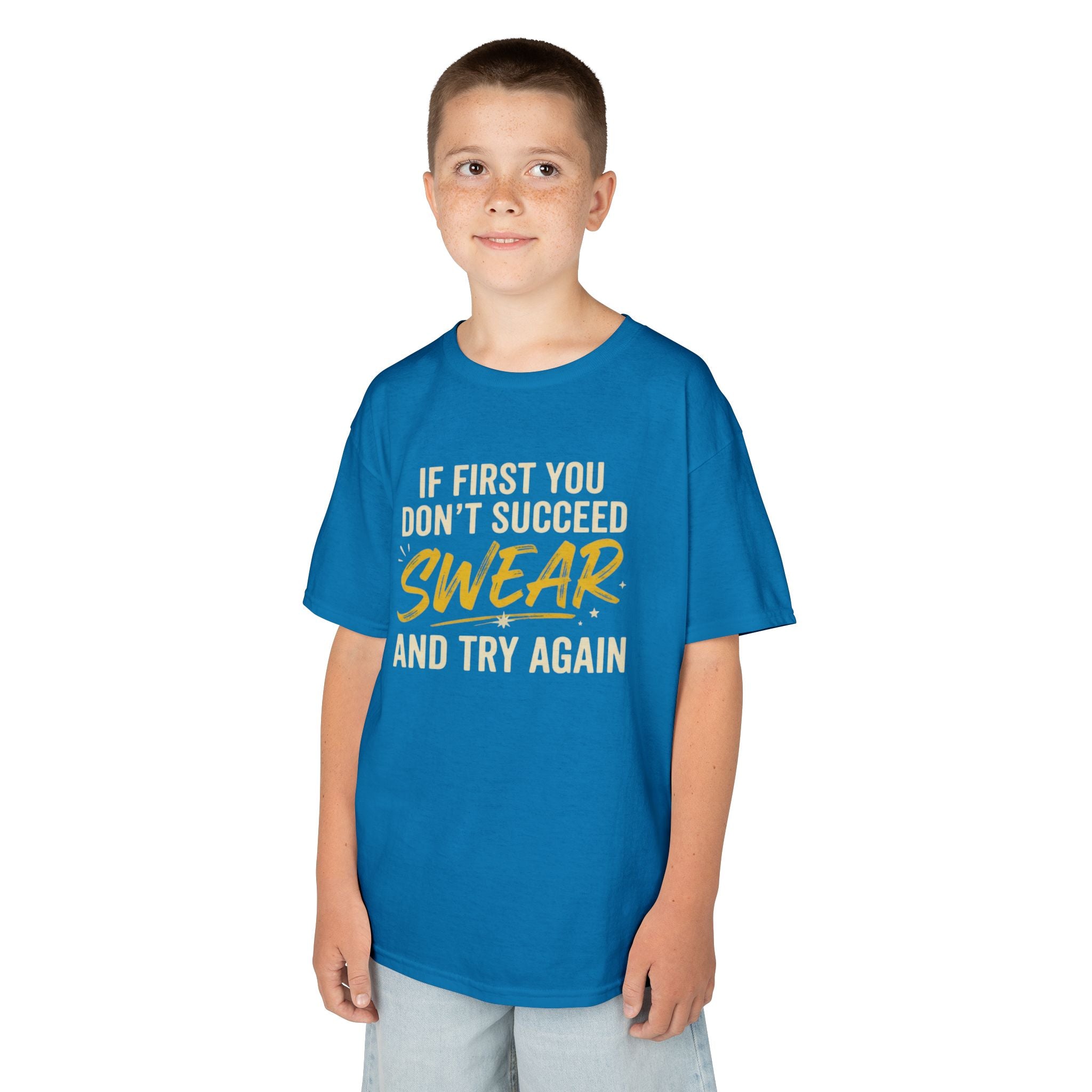 "Swear And Try Again" Kids Tee