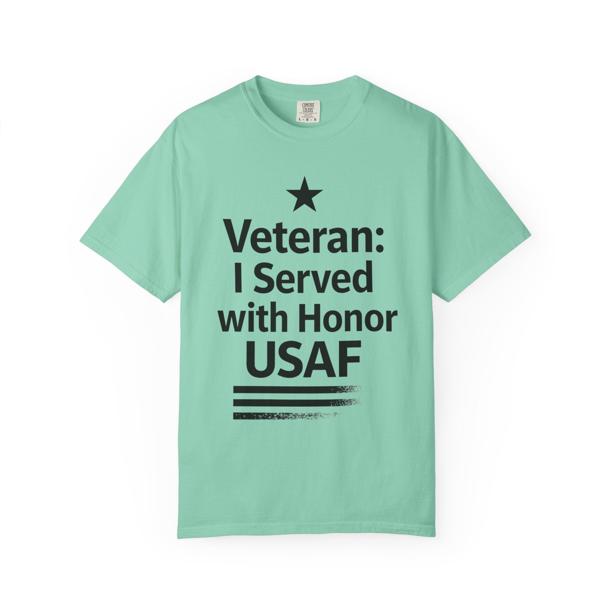 "Served With Honor" Unisex Garment-Dyed T-shirt